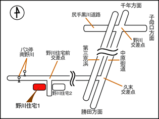 川崎教室地図